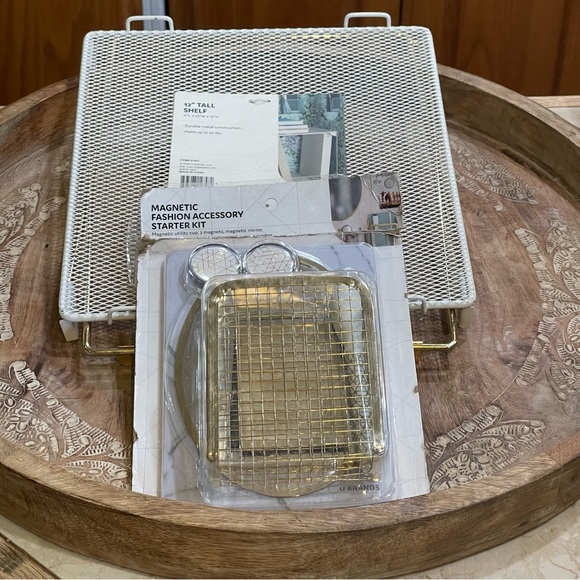 Locker Style mesh 12” shelf & magnetic starter kit - Picture 2 of 11